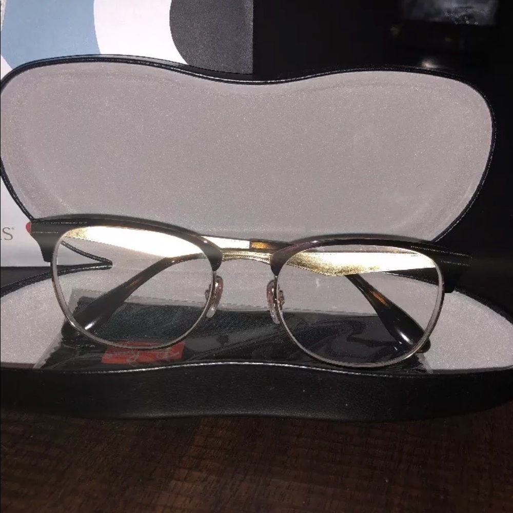 Authentic Rayban RB 6346 Size 52 Gold/Havana NEW